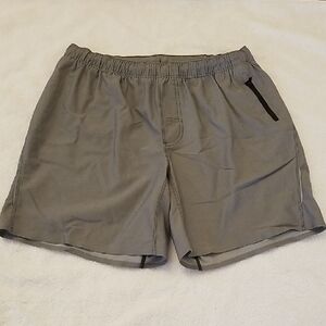 7” inseam lululemon athletica shorts. Large unlined.